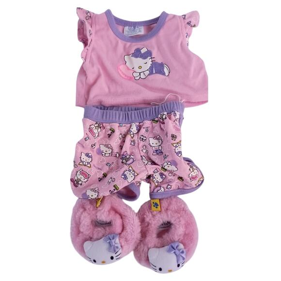 Build a Bear Large Lot of clothes and shoes - over 30 pieces! Cheer/ Hello Kitty - Picture 2 of 12